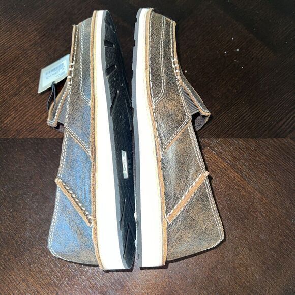 Ariat® Ladies Cruiser Vintage Bomber Brown Casual Slip-on Womens 7 Med NWOB‎ - Picture 8 of 9